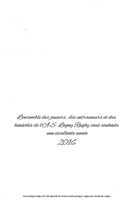 Vœux 2016 Vœux 2016