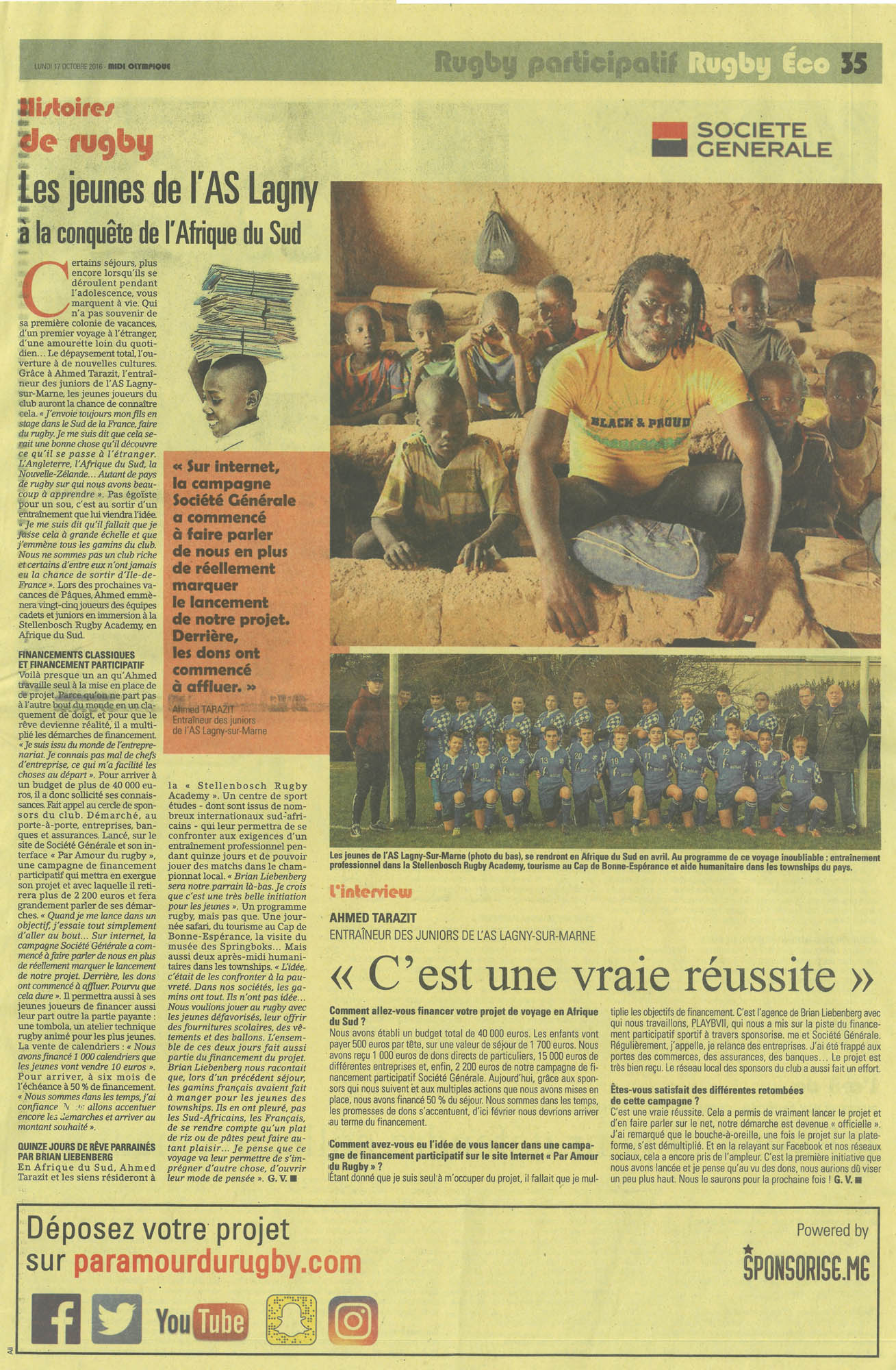 On en parle… dans le Midi Olympique