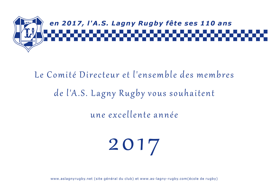 2017 Carte de Voeux ASL 2017 Carte de Voeux ASL
