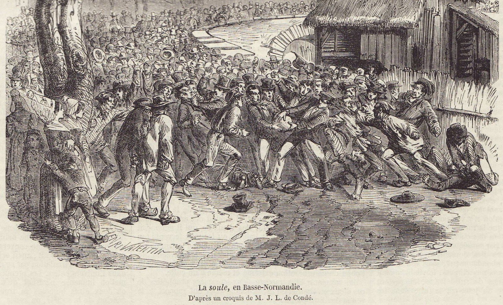 La soule, en Basse Normandie La soule, en Basse Normandie