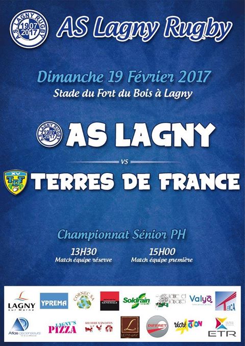 AS Lagny vs Terres de France dimanche