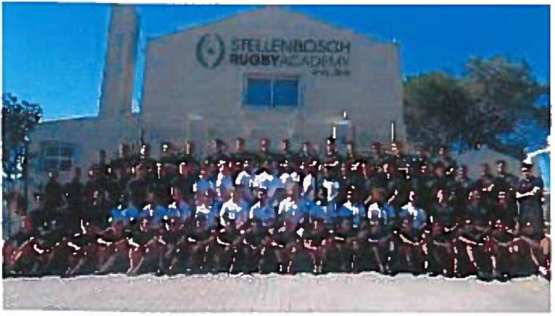 Programme détaillé du Voyage des cadets et juniors en Afrique du Sud