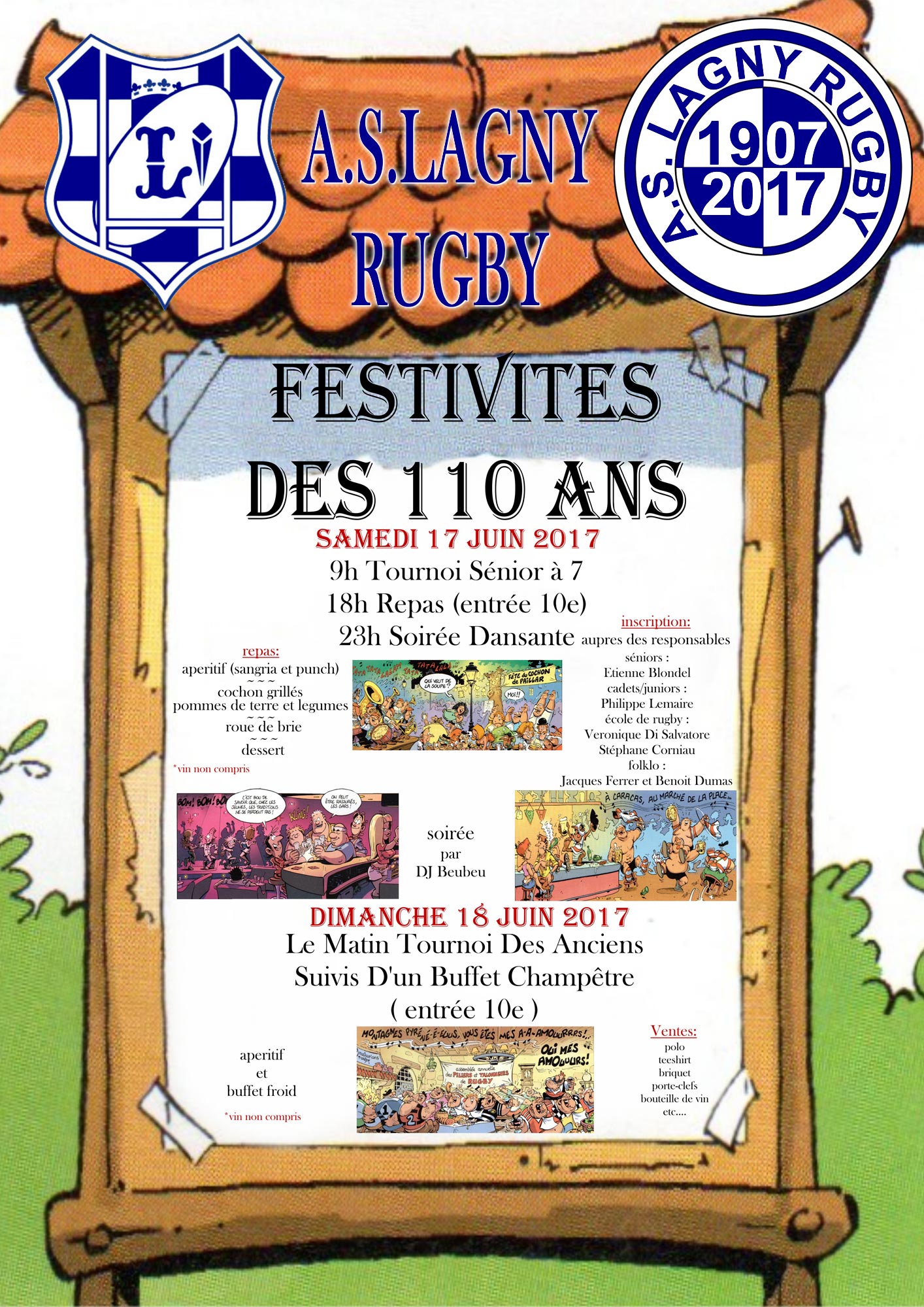 Festivités des 110 ans du club