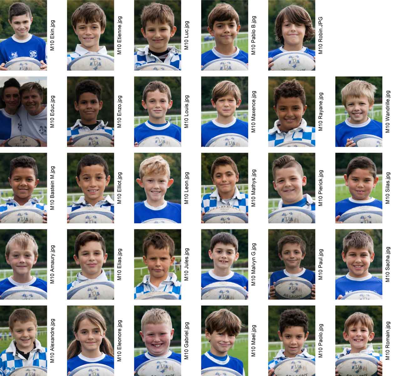 Photos de l’École de Rugby