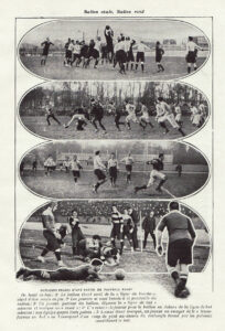 Quelques phases d'une partie de football Rugby