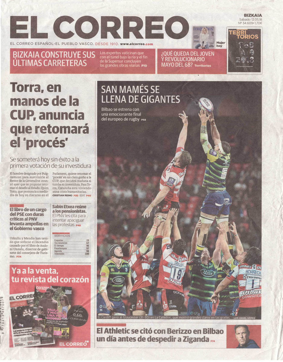 Les anciens de Lagny en photo dans « El Correo »