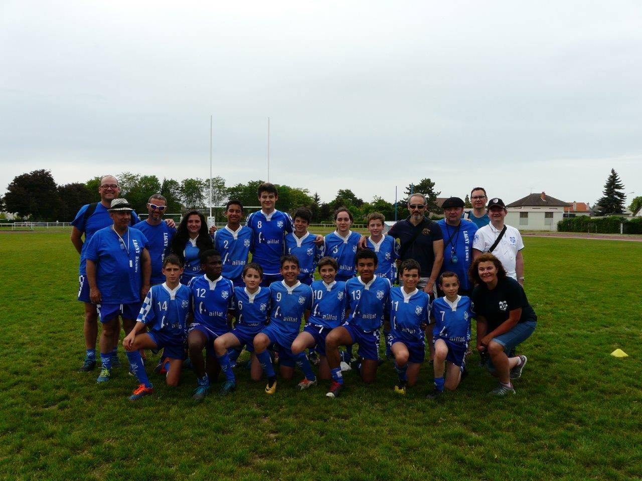 U14 vainqueurs à Châlons