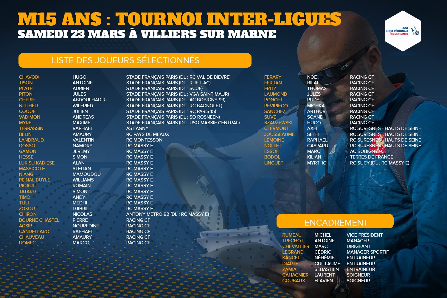 Tournoi Inter-ligues M15