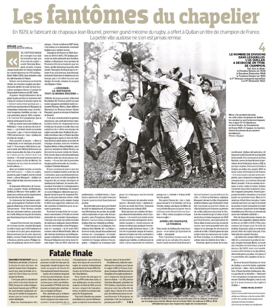L'Equipe - 12 août 2013