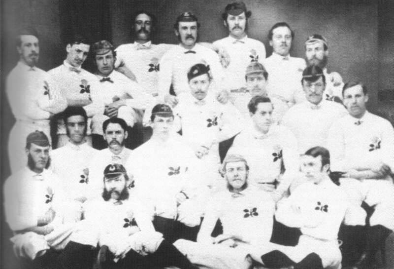 1871 - England first Rugby team