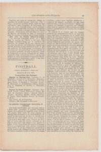 Les Sports Athlétiques - 26-03-1892