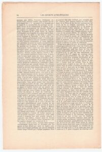 Les Sports Athlétiques - 26-03-1892