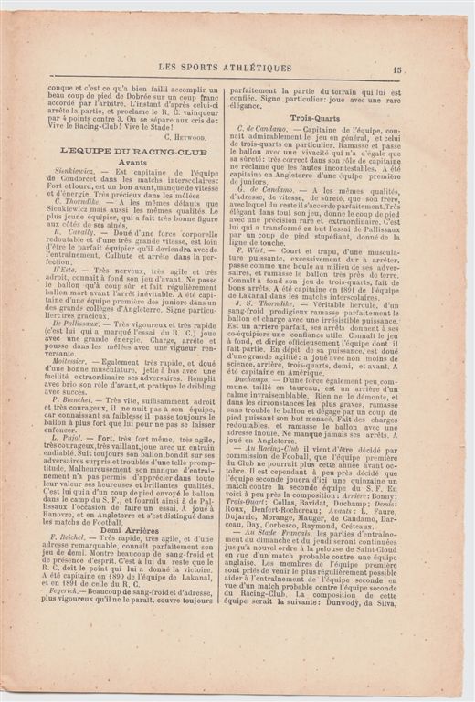 Les Sports Athlétiques - 26-03-1892