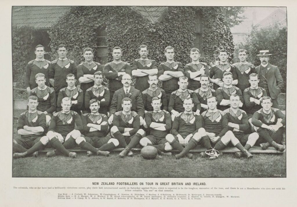 L'équipe de Nouvelle-Zélande en 1905