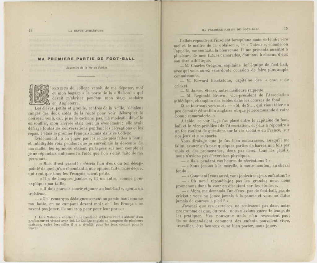 La Revue athlétique
p. 14-15