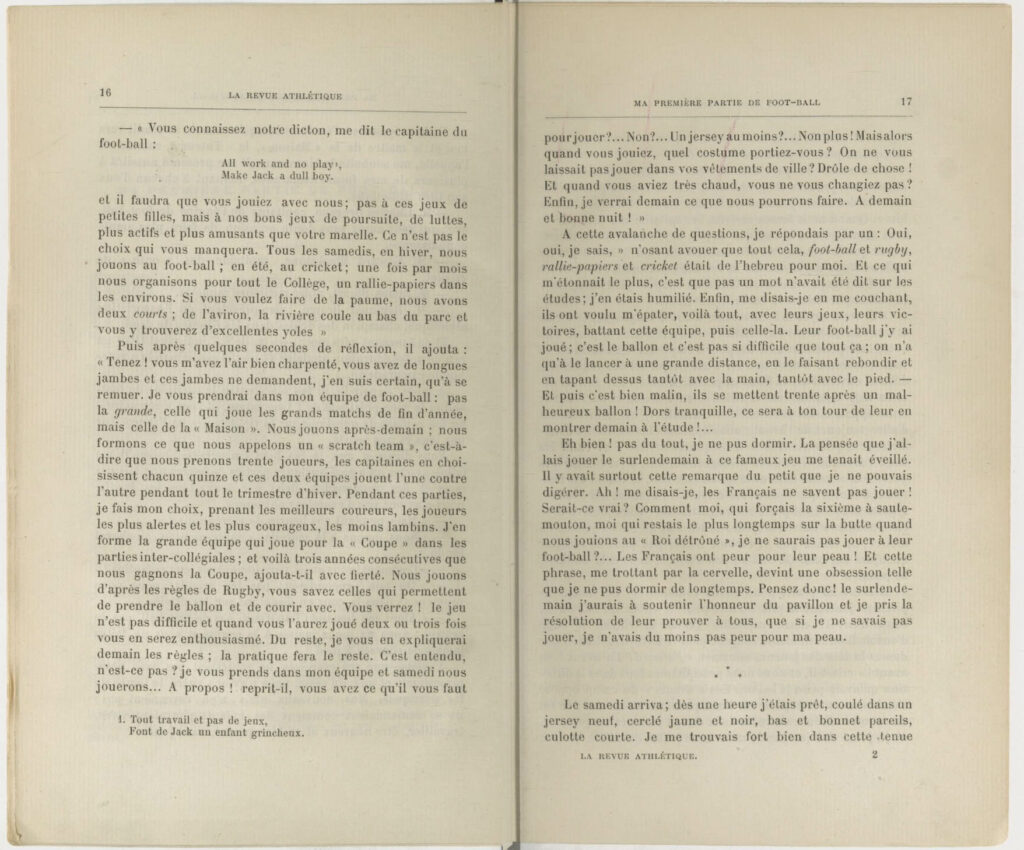 La Revue athlétique - p. 16-17