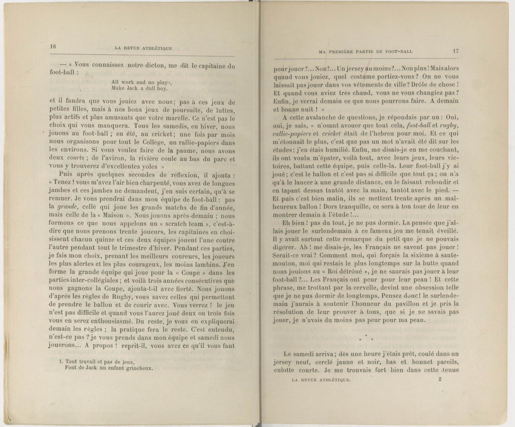 La Revue athlétique