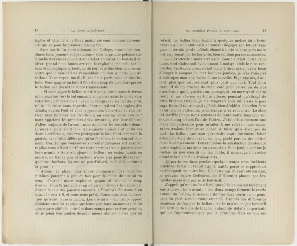 La Revue athlétique - p. 18-19