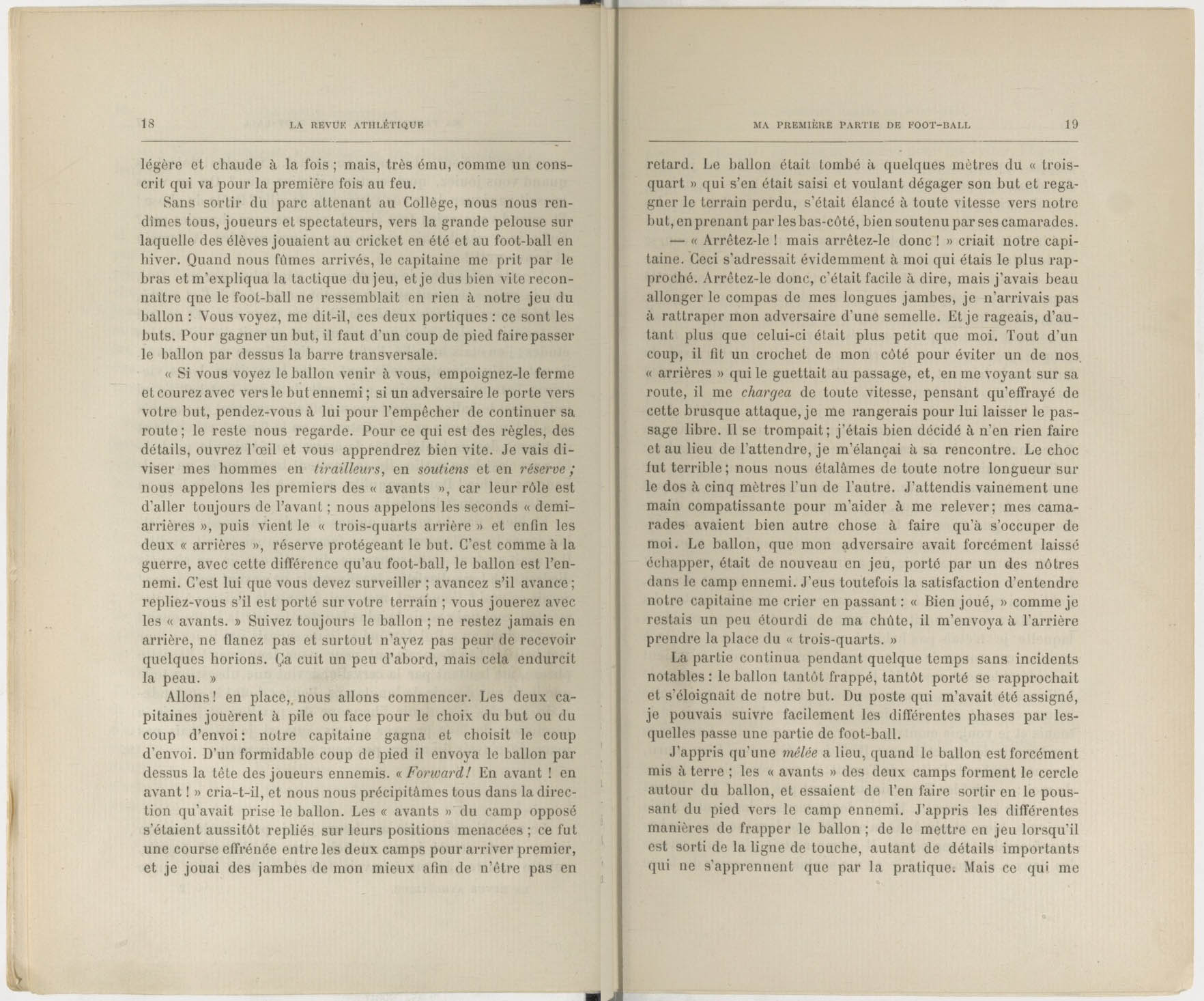 La Revue athlétique