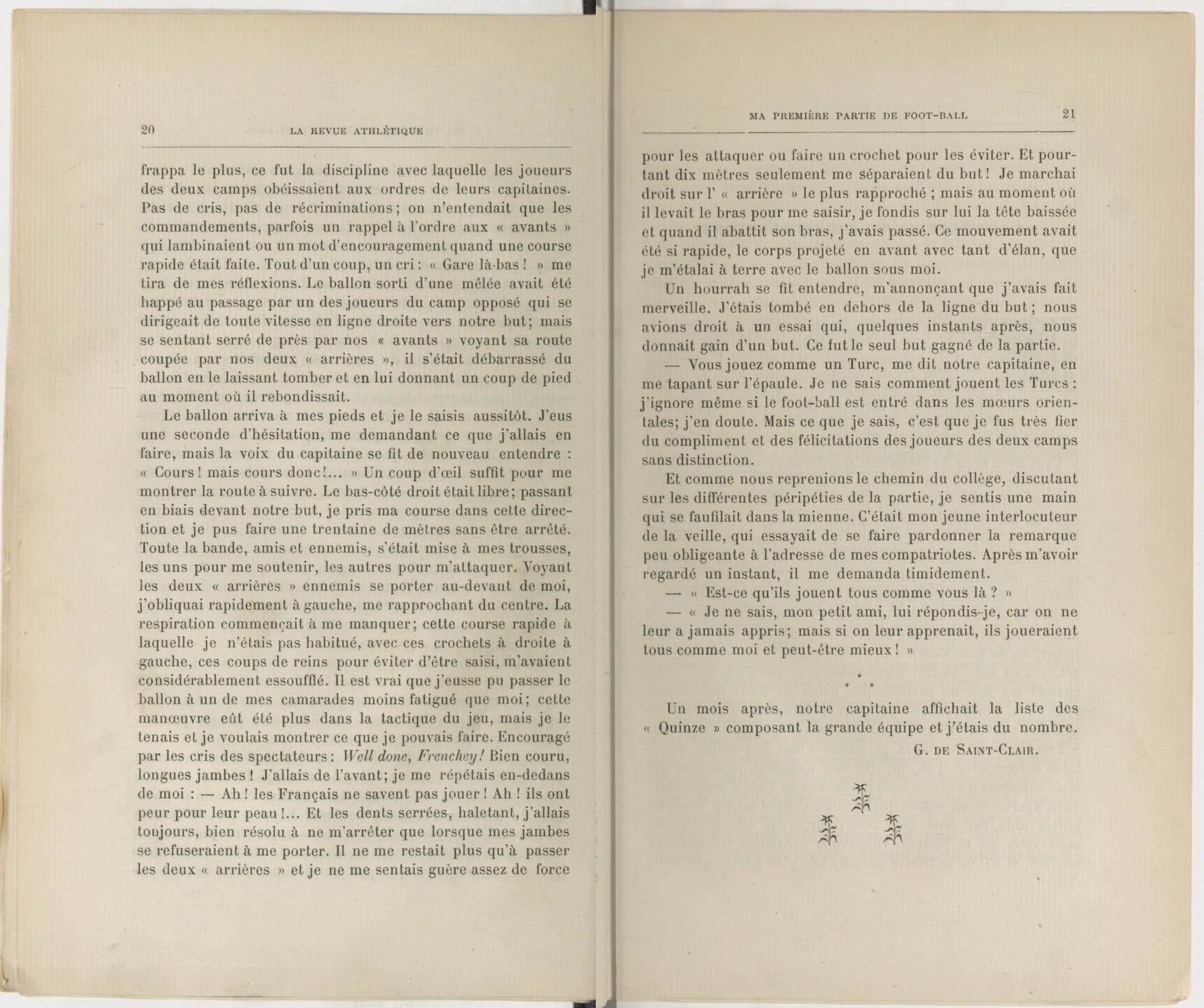 La Revue athlétique