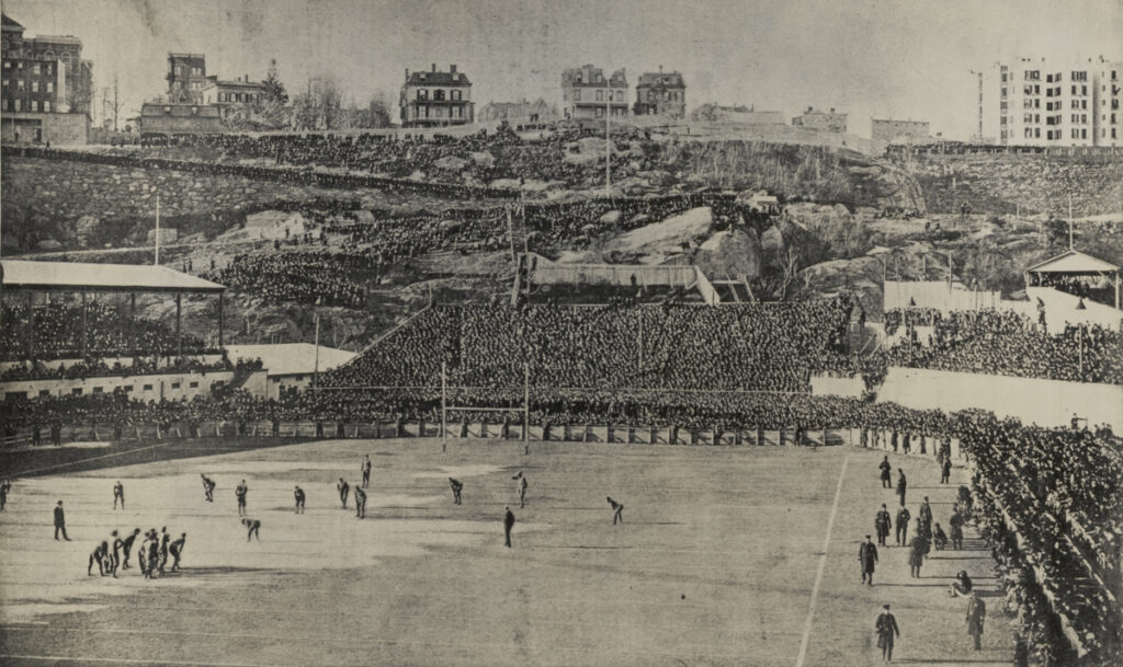 1893 - Princeton vs Yale
40.000 spectateurs au Manhattan Field de New-York