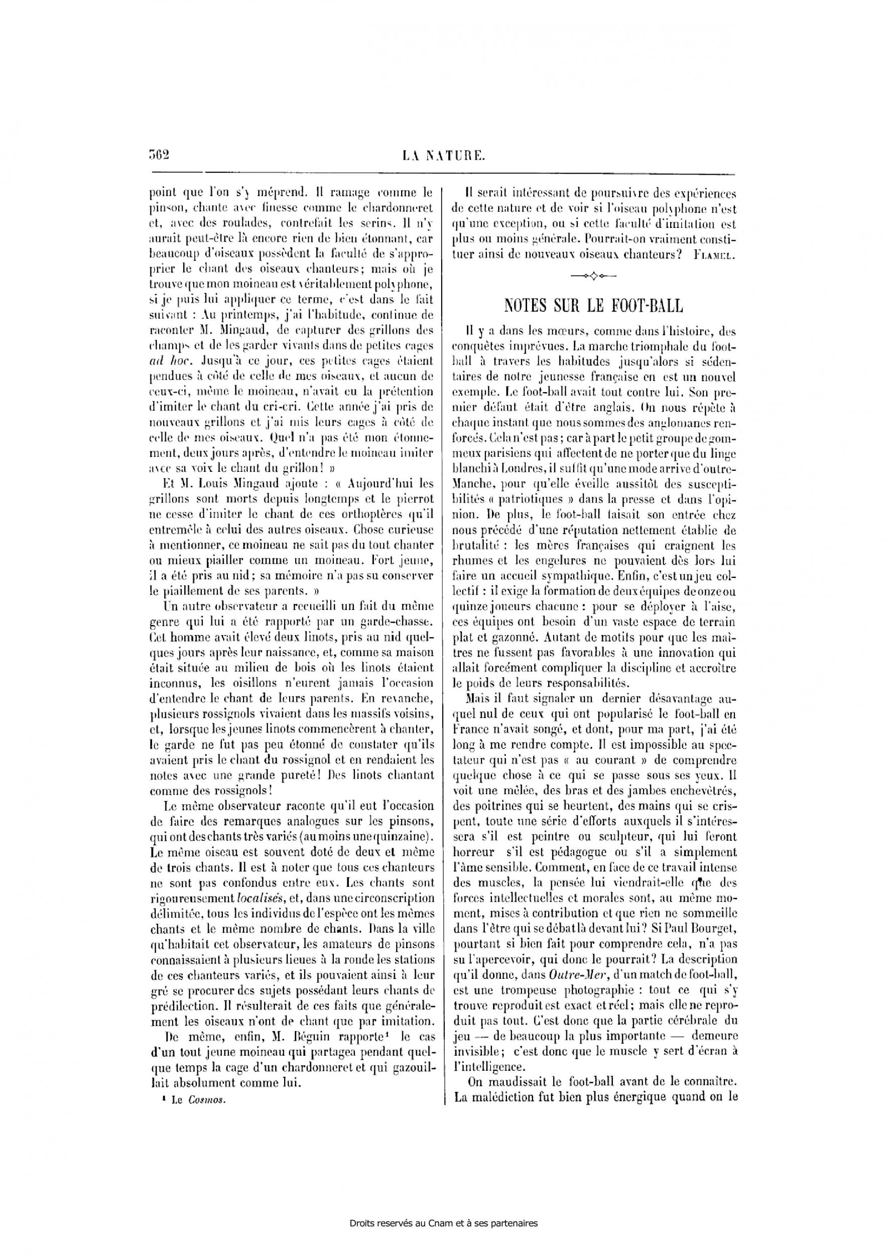 1897 – Notes sur le Foot-ball