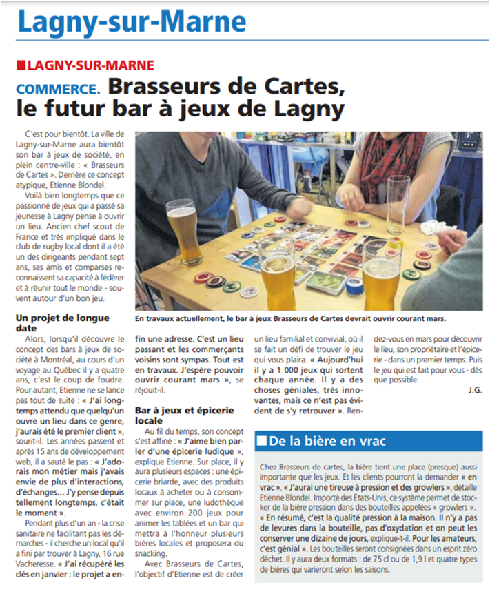 Le bar à jeux d’Etienne Blondel