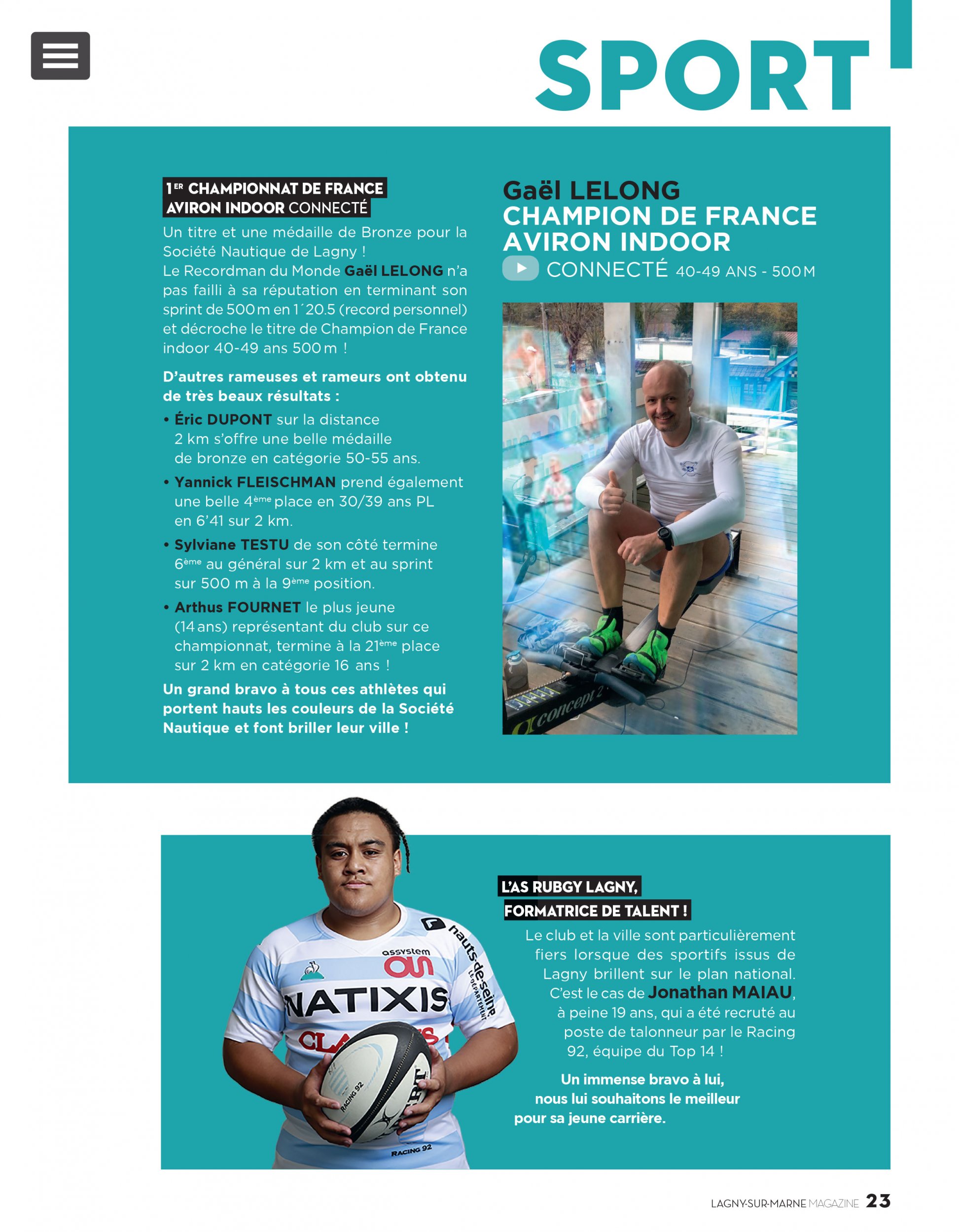 Jonathan Maiau à l’honneur
