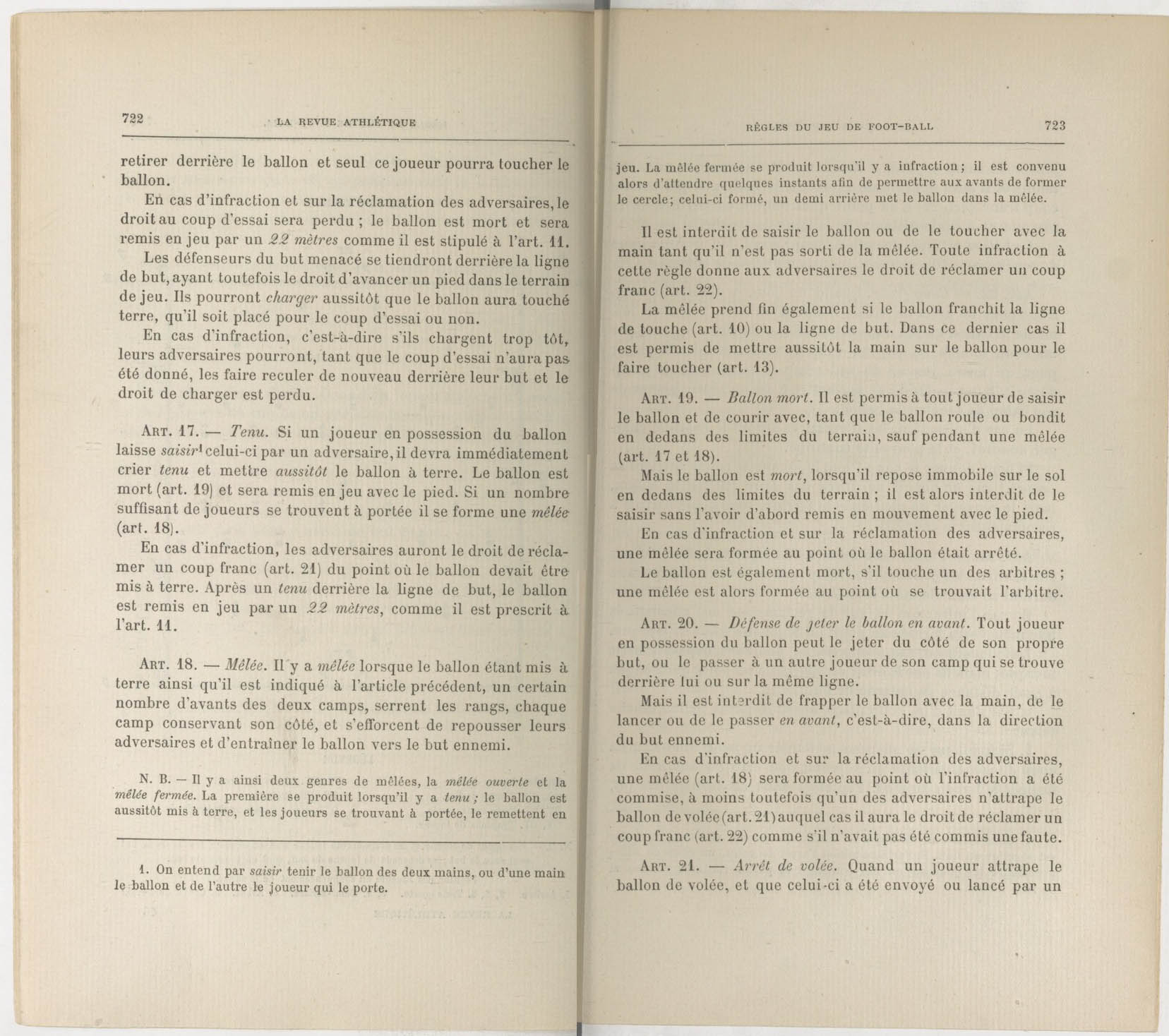 La Revue athlétique