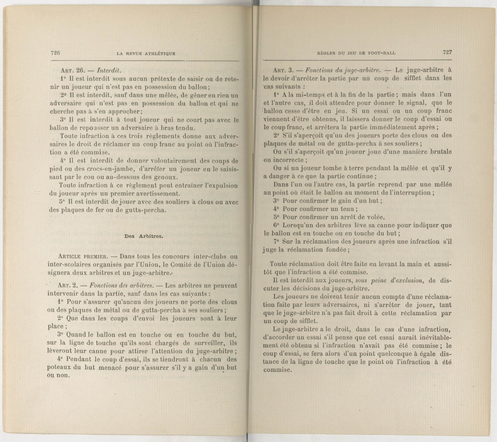 La Revue athlétique