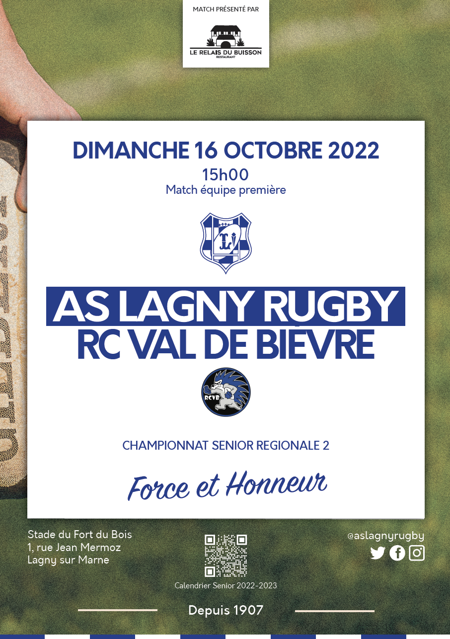 Pour le « jamais 2 sans 3 », venez soutenir les Seniors ce dimanche 16 octobre 2022 !
