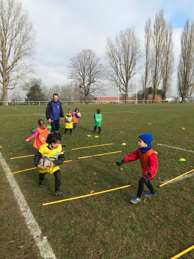 Une après-midi bien remplie pour l’école de rugby ce samedi 11 février 2023