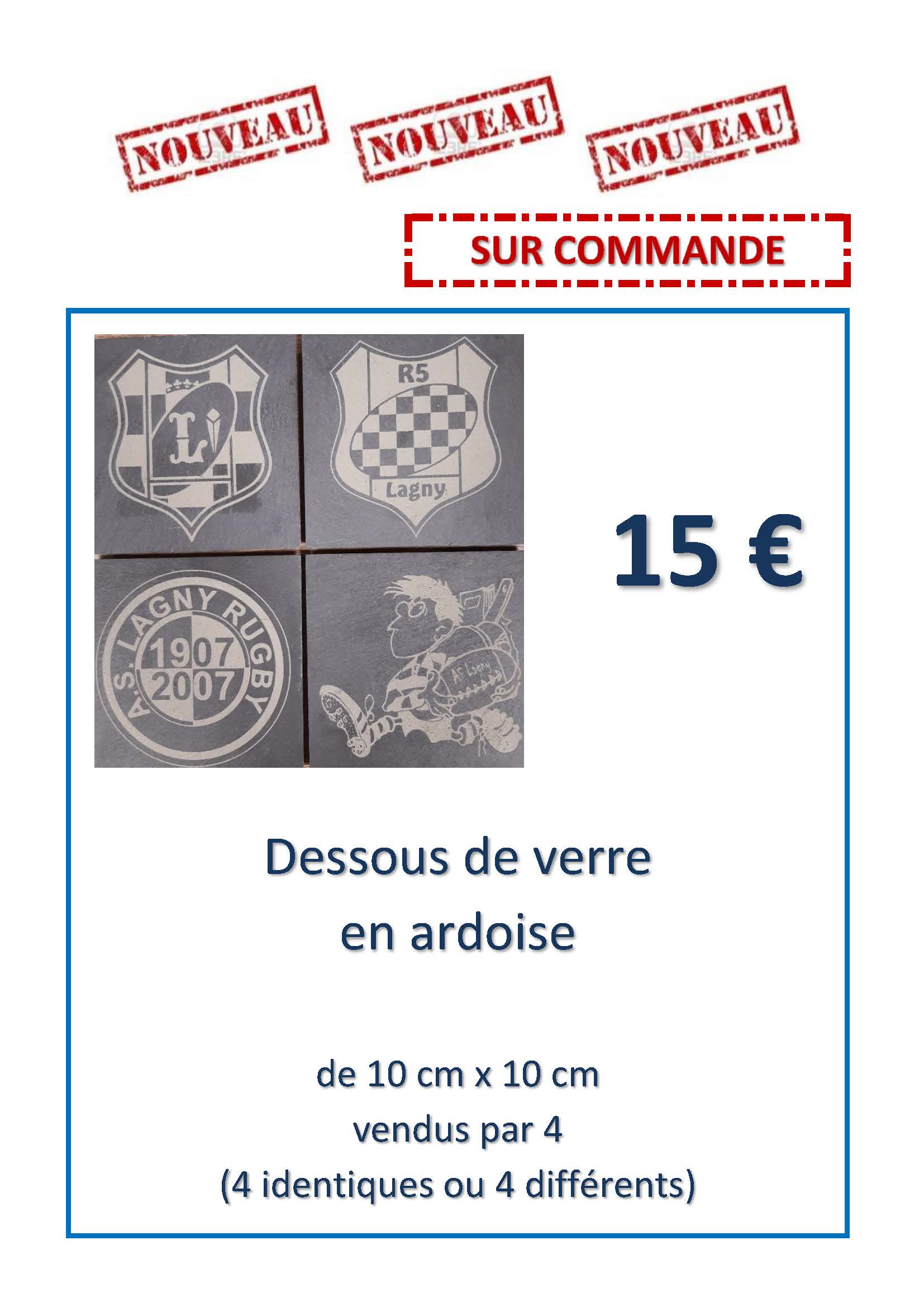 2023_Dessous de verre en ardoise