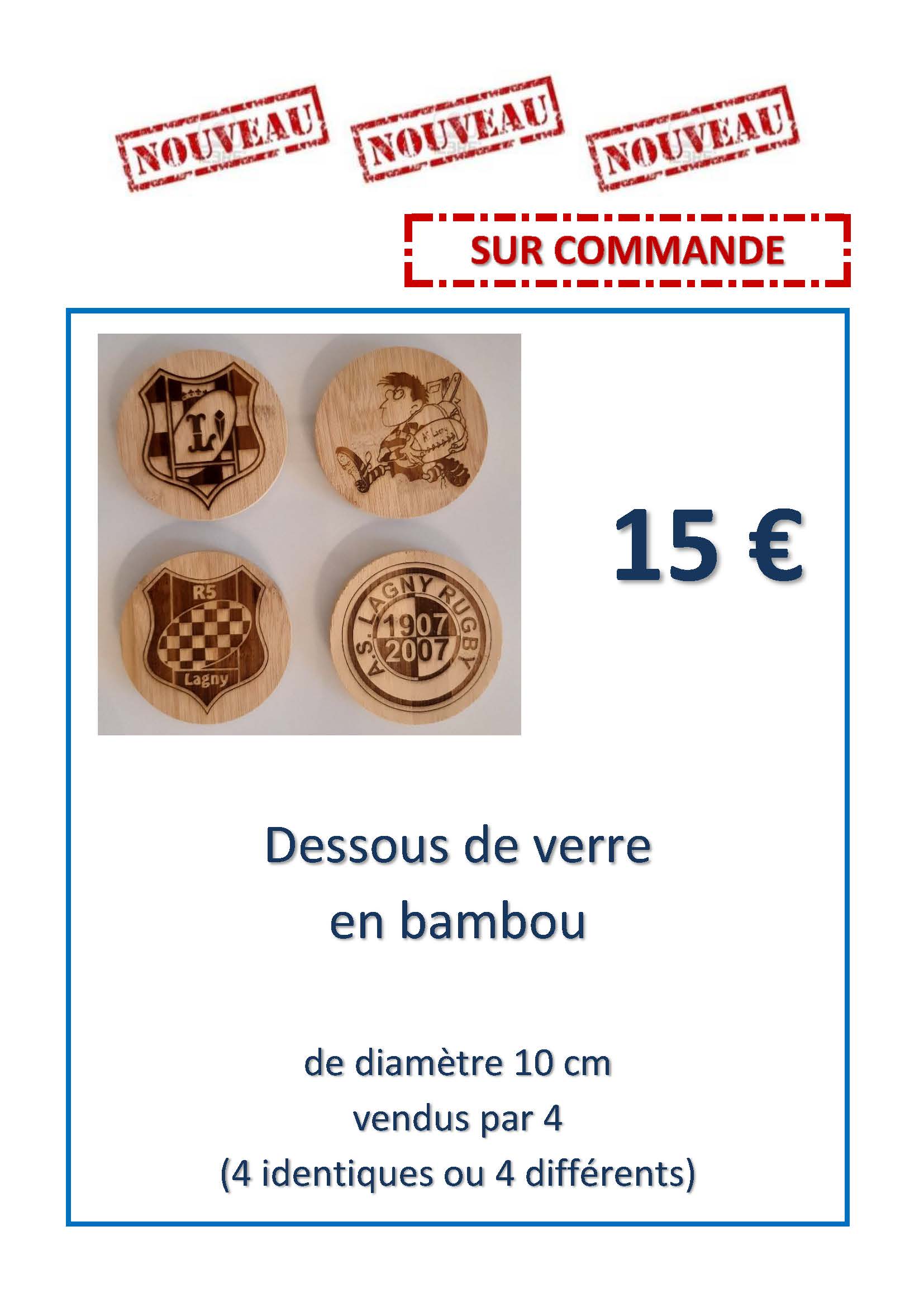 2023_Dessous de verre en bois