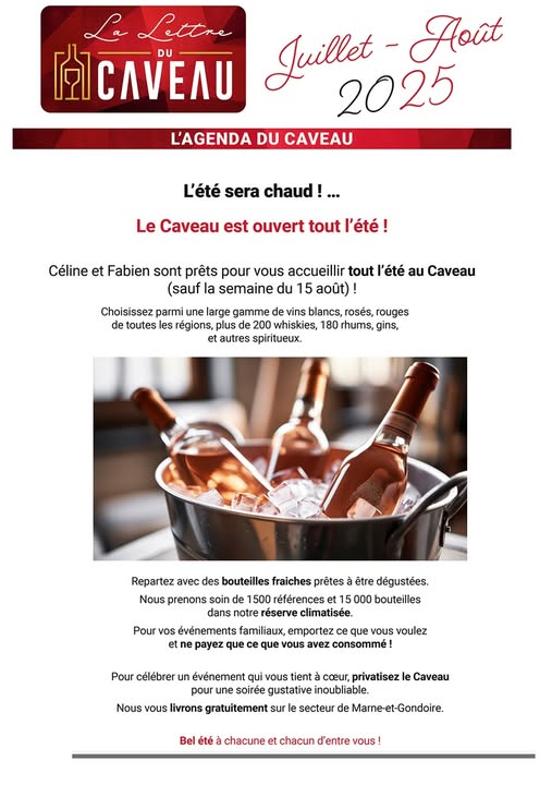 La lettre du caveau