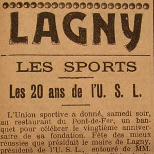 Presse des années 1920