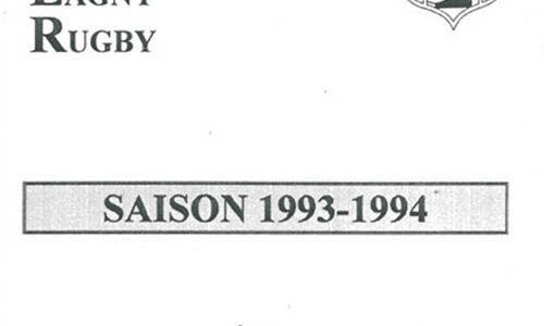 Plaquette Inscription 1993
