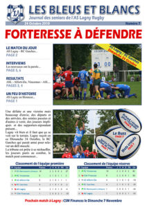 Les Bleus et Blancs n° 7 du 24-10-2010