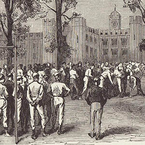 1857 – Une partie de football au collège de Rugby