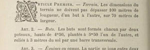 1890 – Premières règles du rugby français (USFSA)